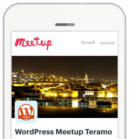 WP Meetup Teramo: unisciti alle riunioni della community smartphone