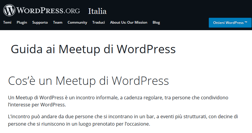 WordPress Meetup Teramo unisciti alla community Guida ai Meetup