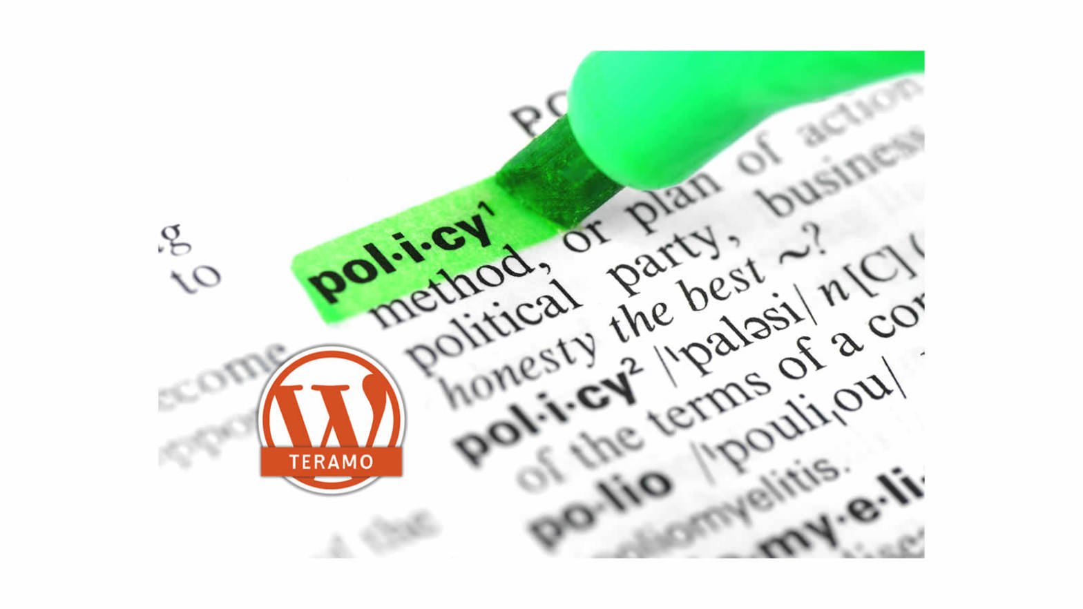 WP Teramo Cookies Policy 01 Header Community WordPress di Teramo e dintorni